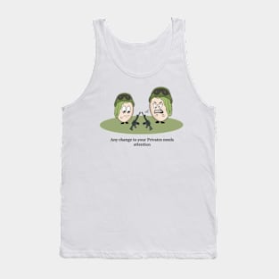 Privates : Testicular Cancer Awareness Tank Top